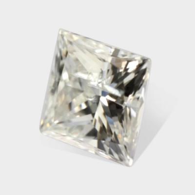0.38 ctw, 4.05 x 3.93 mm, White G Color, SI3 Clarity, Princess Cut Loose Diamond