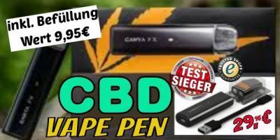 Cannabis CBD Vape Starter Kit - nikotinfrei zur Raucherentwöhnung