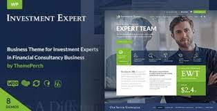 Investment Expert - Corporate Business & Finance Theme for Financial Consulting  Company or Agen