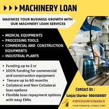 loan financing for large machinery factories